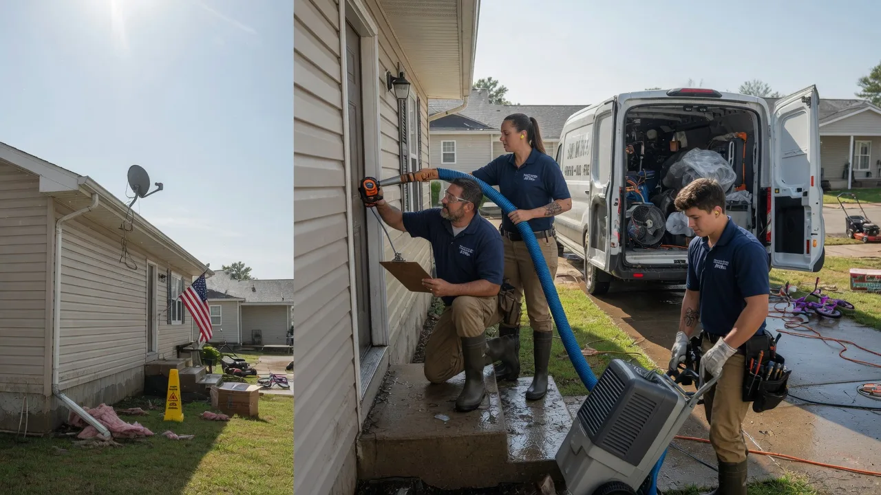 Ceiling Water Damage Restoration in Mill Creek, IN near me